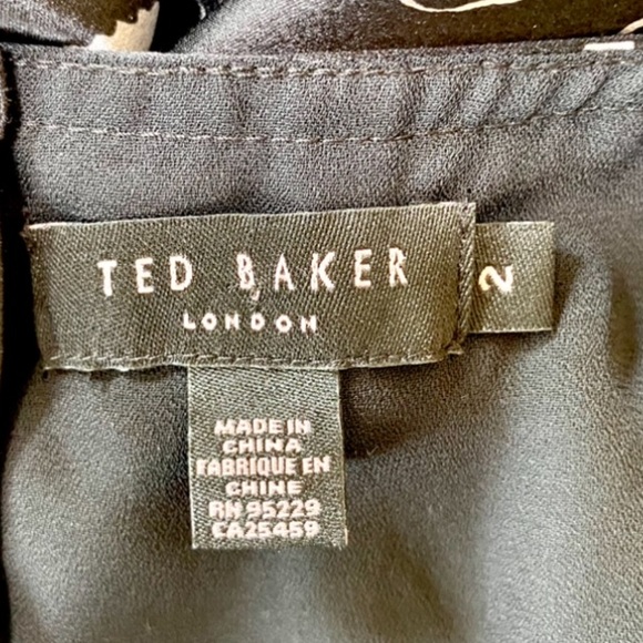 🌺TED BAKER 100% Silk Dress Size 6 🌺 This Ted Baker Silk Dress is GORGEOUS ! 🌺 - Picture 11 of 14